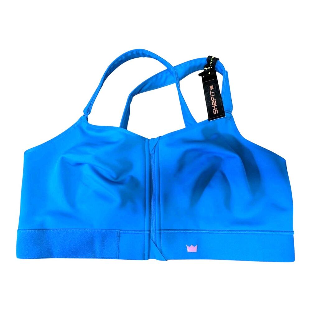 Shefit 5 Luxe Ultimate Sports Bra, High Impact Size 5 Luxe Large Cobalt Blue New